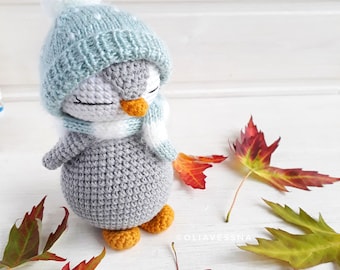 WZÓR szydełkowy pingwina Amigurumi, wzór PDF, wzory lalek Amigurumi