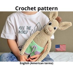 Alpaca crochet pattern, amigurumi animals, easy PDF, DIY, English tutorial, crochet patterns toys
