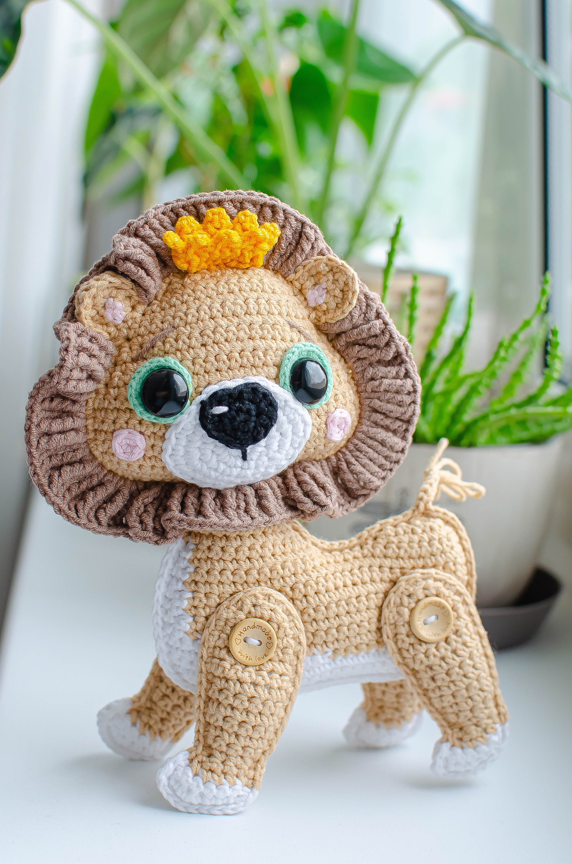 Lion Crochet Pattern - Amigurumi Patterns Pdf Tutorial - Lion Amigurumi ...