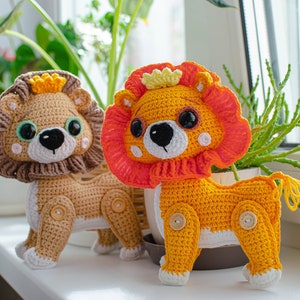 Lion Crochet Pattern - Amigurumi Patterns Pdf Tutorial - Lion Amigurumi ...