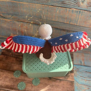 American Eagle crochet pattern, Symbol of America, Independence Day on July 4th , Crochet patterns image 7