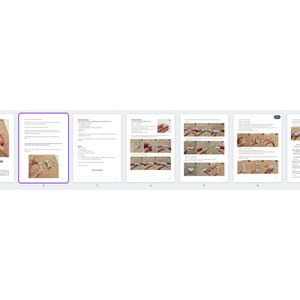May include: A seven-page instruction booklet for making a bone-shaped keychain. The booklet includes a title page, materials list, instructions, and images of the finished product.