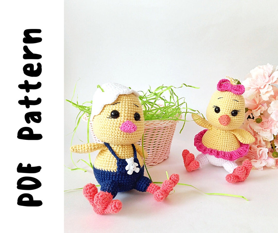 PDF Crocheted Chicken Pattern, Crocheted Chicken, Chicken Pattern of