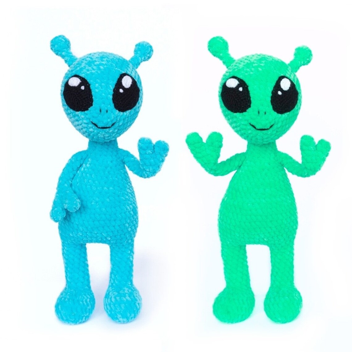 CROCHET ALIEN PATTERN Amigurumi Green Alien Pattern Plush - Etsy
