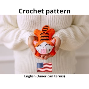 Cat crochet pattern - easy little kitty crochet amigurumi pattern Crochet patterns toys