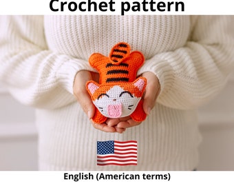 Cat crochet pattern - easy little kitty crochet amigurumi pattern Crochet patterns toys