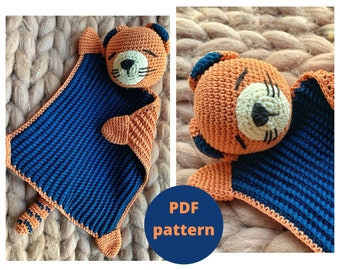 KITTEN Lovey Crochet Pattern | Security Blanket Toy | Amigurumi Comforter Cuddle Toy | PDF Easy Crochet Pattern | Lovey toy patterns