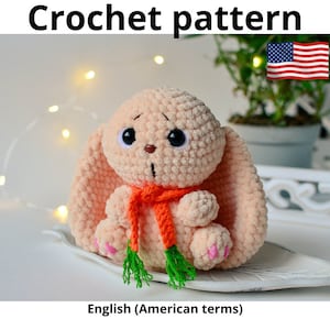 Crochet pattern baby rabbit / Crochet PATTERN plush toy / Amigurumi stuff toys tutorial / Amigurumi pattern rabbit / Crochet patterns toys