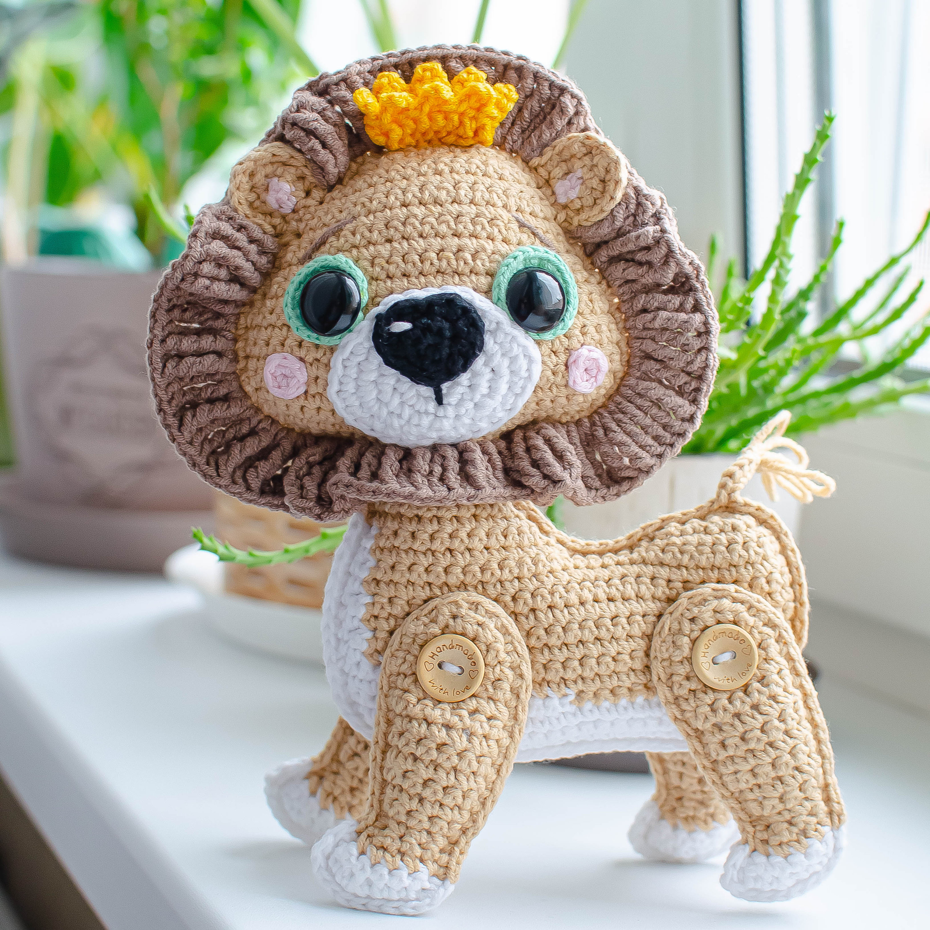 Lion Crochet Pattern - Amigurumi Patterns Pdf Tutorial - Lion Amigurumi ...