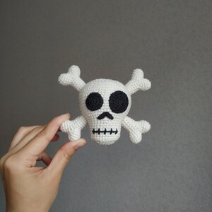 Crochet Pattern Human Skull Amigurumi Halloween Skull Pattern Pdf in Crochet Pattern Human Skull Amigurumi Halloween Skull Pattern Pdf in