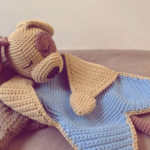 PUPPY Lovey Crochet Pattern | Security Blanket Toy | Amigurumi Comforter Cuddle Toy | PDF Easy Crochet Pattern | Lovey toy patterns