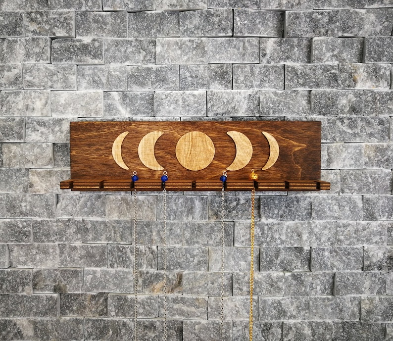 Pendulum Display Stand Holder for Wall With Moon Phases Inlay - Etsy