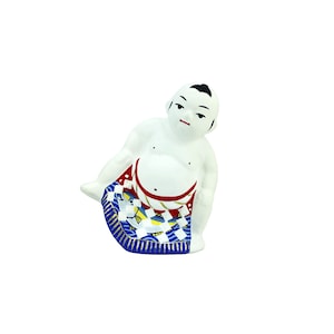 Japanese Sumo Figurine / Clay Doll from Toyama /