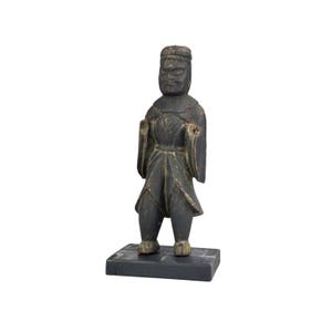 Antique Japanese Buddhist Shrine Statue / Japan Folk Art Figurine /