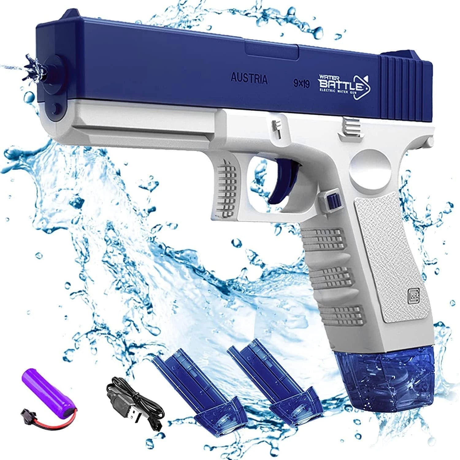 Buy SpyraTwo Super Electric Water Gun( TIKTOK Water Gun ) (Red) Online at  Low Prices in India 