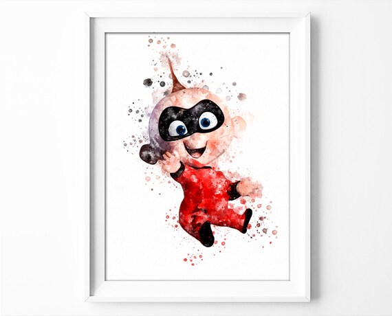 Jack Jack Los Increibles Imprimible Arte De Pared Instant Etsy