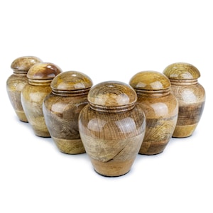 Keepsake Urns For Human Ashes Sets, Keepsakes For a Lost Loved One, Keepsake Urns For Ashes, Keepsakes Box, Keepsake Collection, Mango Wood