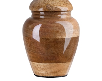 Mango Keepsake For Ashes Mini Urn Small Wood Keepsake Urn Wood Pet Keepsake Casket Keepsake Mango Small Urn Funeral Keepsake For Divide Ashe