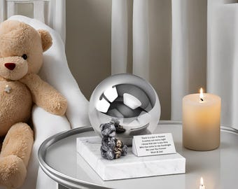 Angel Urn For Baby Ashes, Unique Child Cremation Urn, Stunning Infant Cremation Urn For Home Decor or Burial, Child Urn With Angel, Baby Urn
