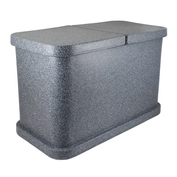 Urn Vault Burial Vault Duo Urn Cremate Vault Double Urn Vault Cremate Container Burial Urn Container Urn Capsule For Burial Vault For Urn