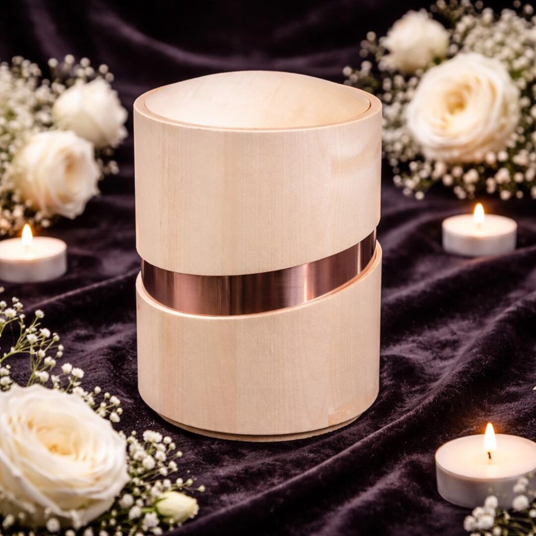 In legno Funerale Cremazione Urna per Ceneri Unique Memorial bara, Personalizzat