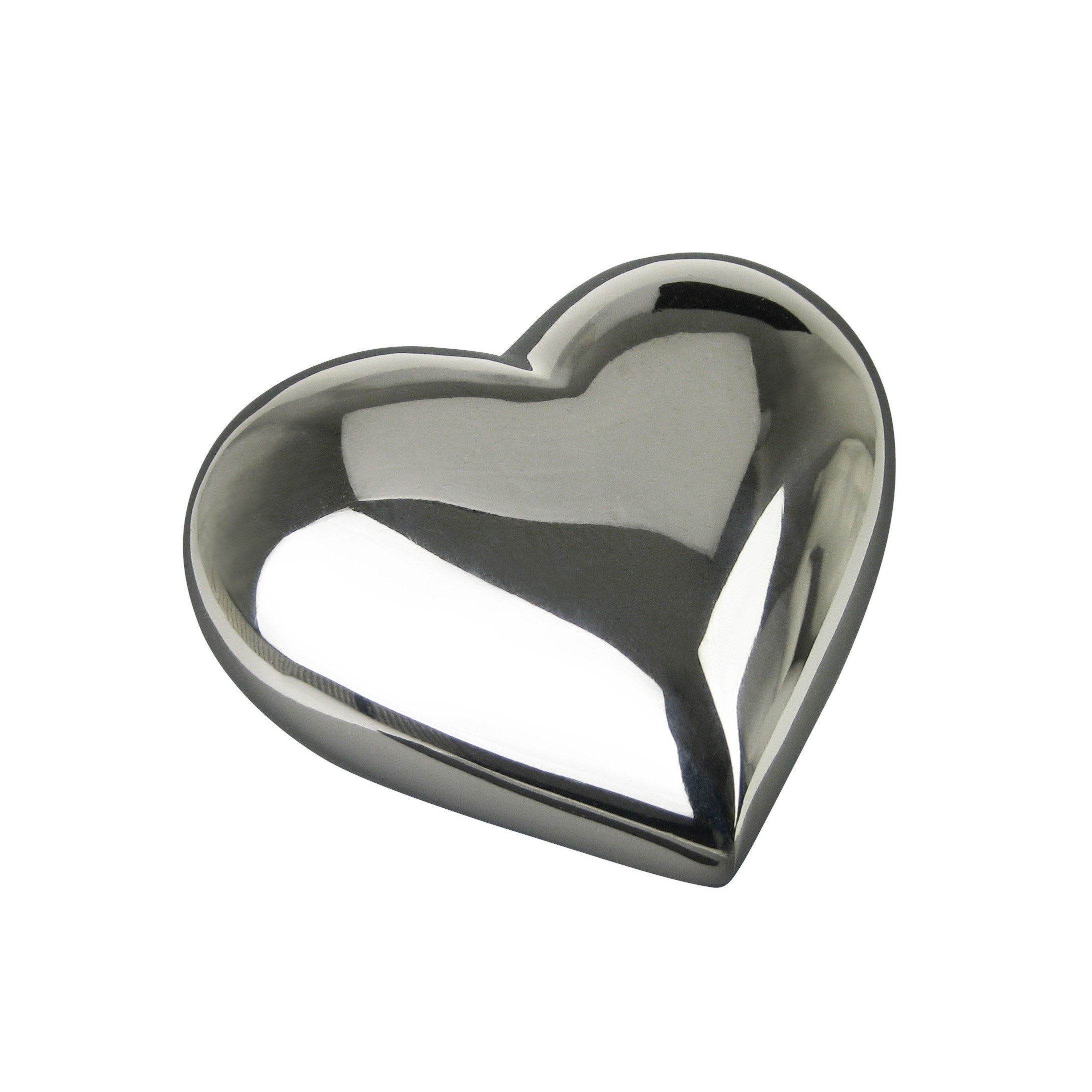 Urna A Forma Di Cuore In Legno Di Rosa Con Supporto - Piccola Urna Per Ceneri Umane O Di Animali - Artigianale 7,6 Cm - 5