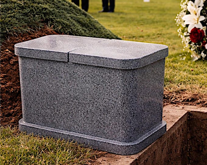 Urn Vault Burial Vault Duo Urn Cremate Vault Double Urn Vault Cremate
