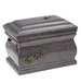 Cremation Casket Funeral ashes urn for Adult  Unique Memorial ashes  urn . Heavy and solid urn (Cremay white ) 