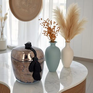 Gold ceramic urn for ashes Unique handmade cremation urn Artistic memorial urn Custom ceramic urn  Ceramic tribute urn Beautiful crafted urn