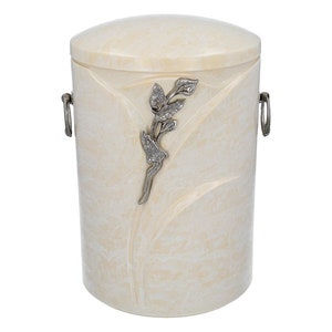 Unique Decorative Urn For Ashes Composite Urn Beautiful Cremation Urn For Home Decor Light Cremation Urn Decorative Home Urn For Adult