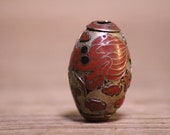 Meiji era Cloisonne dragon ojime bead Japanese chinese antiques netsuke inro kimono accessories 2