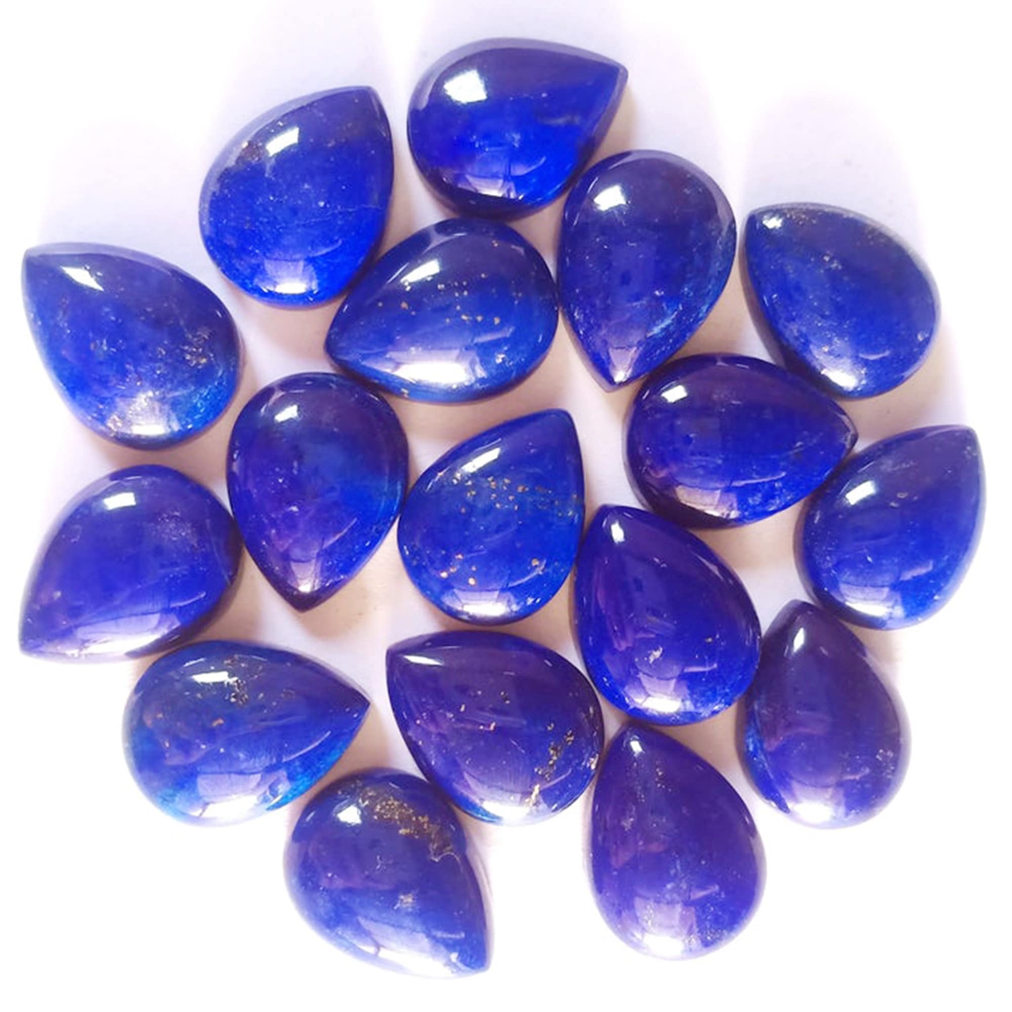 Natural Lapis Lazuli Pear Shape Necklace,Loose Gem Beads Wholesale,JJ218