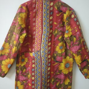 4. Long Reversible Kantha Jacket
