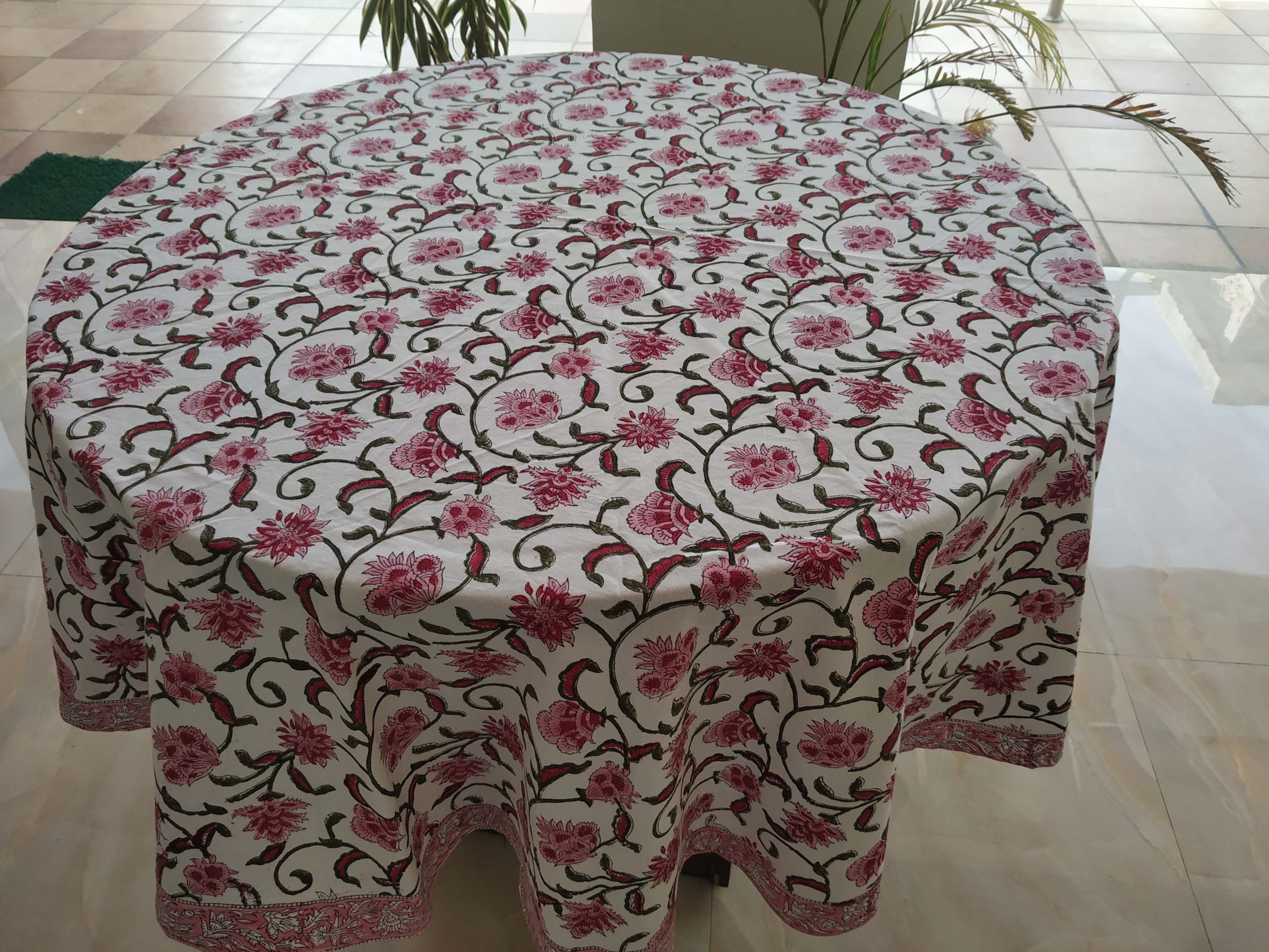 Nappe ronde Imprimée