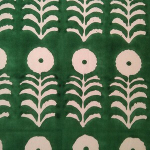 Green Marigold Napkin, Hand Block Printed Napkins, Cotton Cloth Fabric Napkins, Kitchen Decor Napkins, Indian Block Print napkins image 6