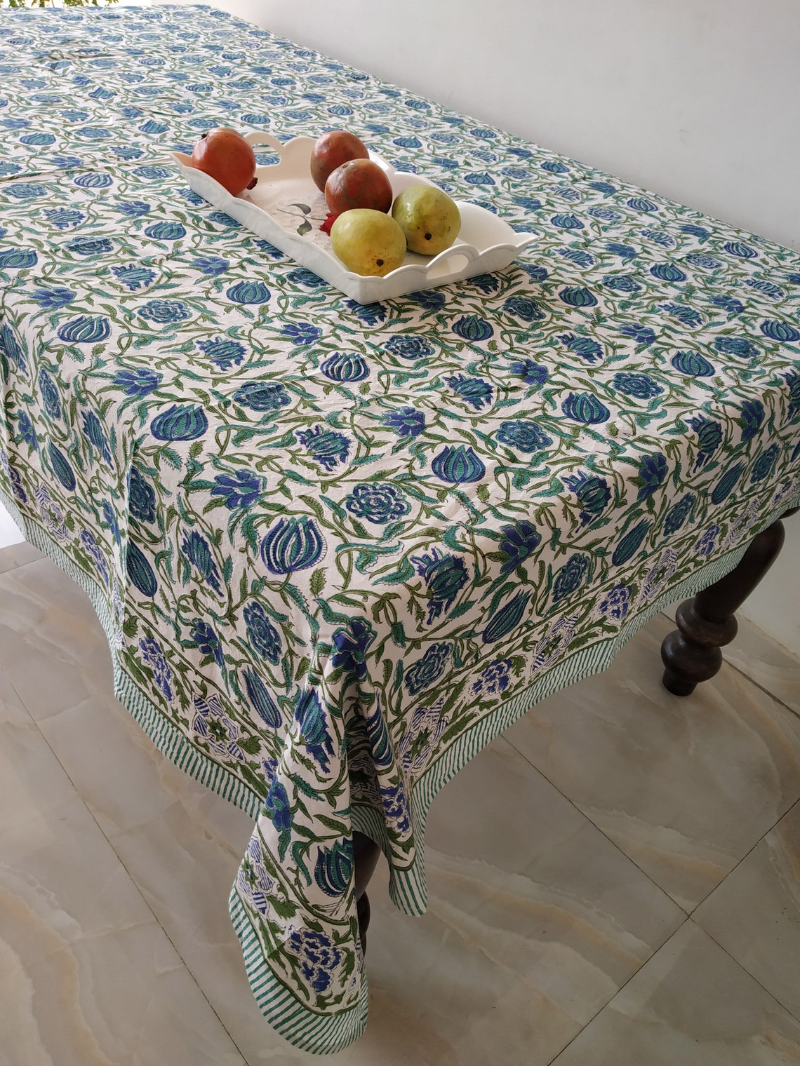 indian print tablecloth