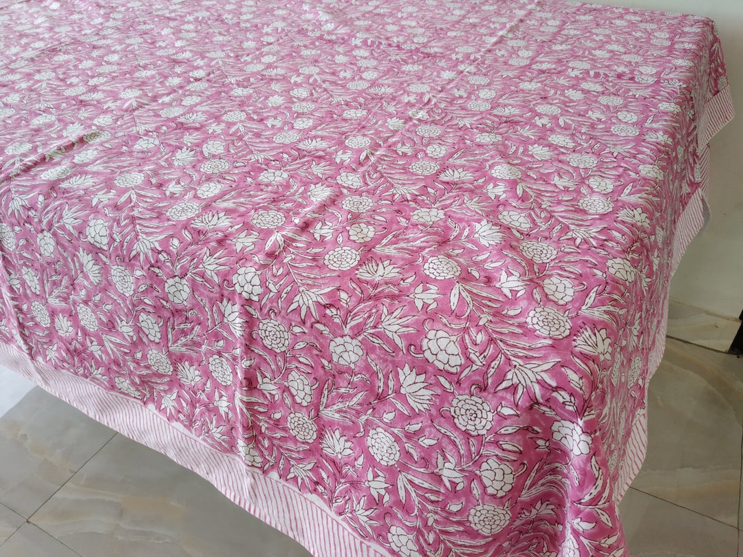 Jaipur Tablecloth Cotton Dinning Table Cloth Cover 610 Etsy