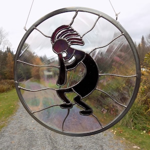 Stained Glass kokopelli