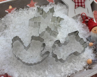 Cutout Set Squirrel - Ice Crystal - Locomotive in Organza - 100% Made in Germany
