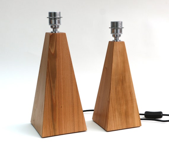 wood table lamp base