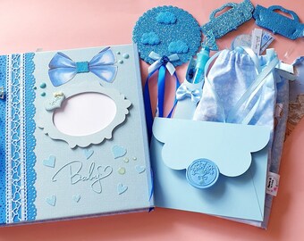 Album de naissance bébé garçon personnalisable avec prénom