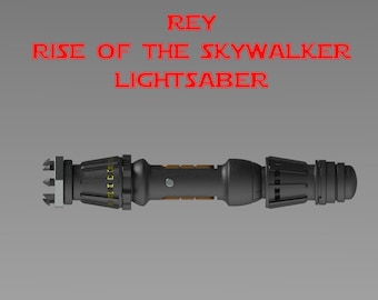 Rey Lightsaber Star Wars Rise of the Skywalker STL Digital Download