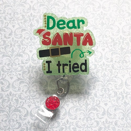 Christmas Tree Cake Badge Reel Treecake Badge Reel Holiday Etsy