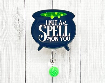 Cauldron Badge Reel, I Put a Spell on You Badge Reel, Witches Brew Badge Reel, Nursing Badge Reel, Cute Nurse Badges, Halloween Badge