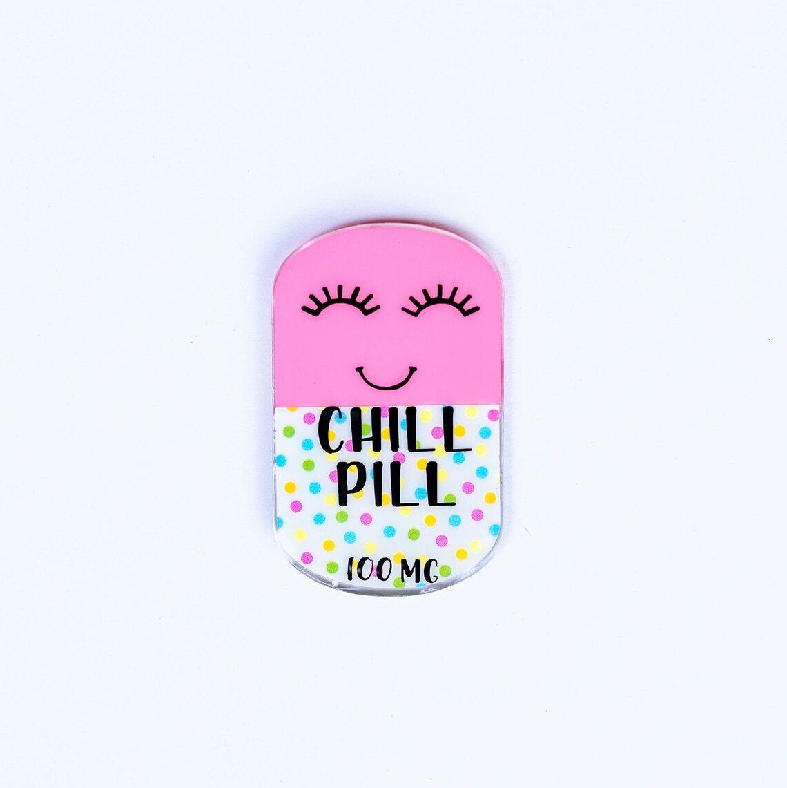 Chill Pill Badge Reel Pharmacy Badge Clip Pharmacy Tech Etsy