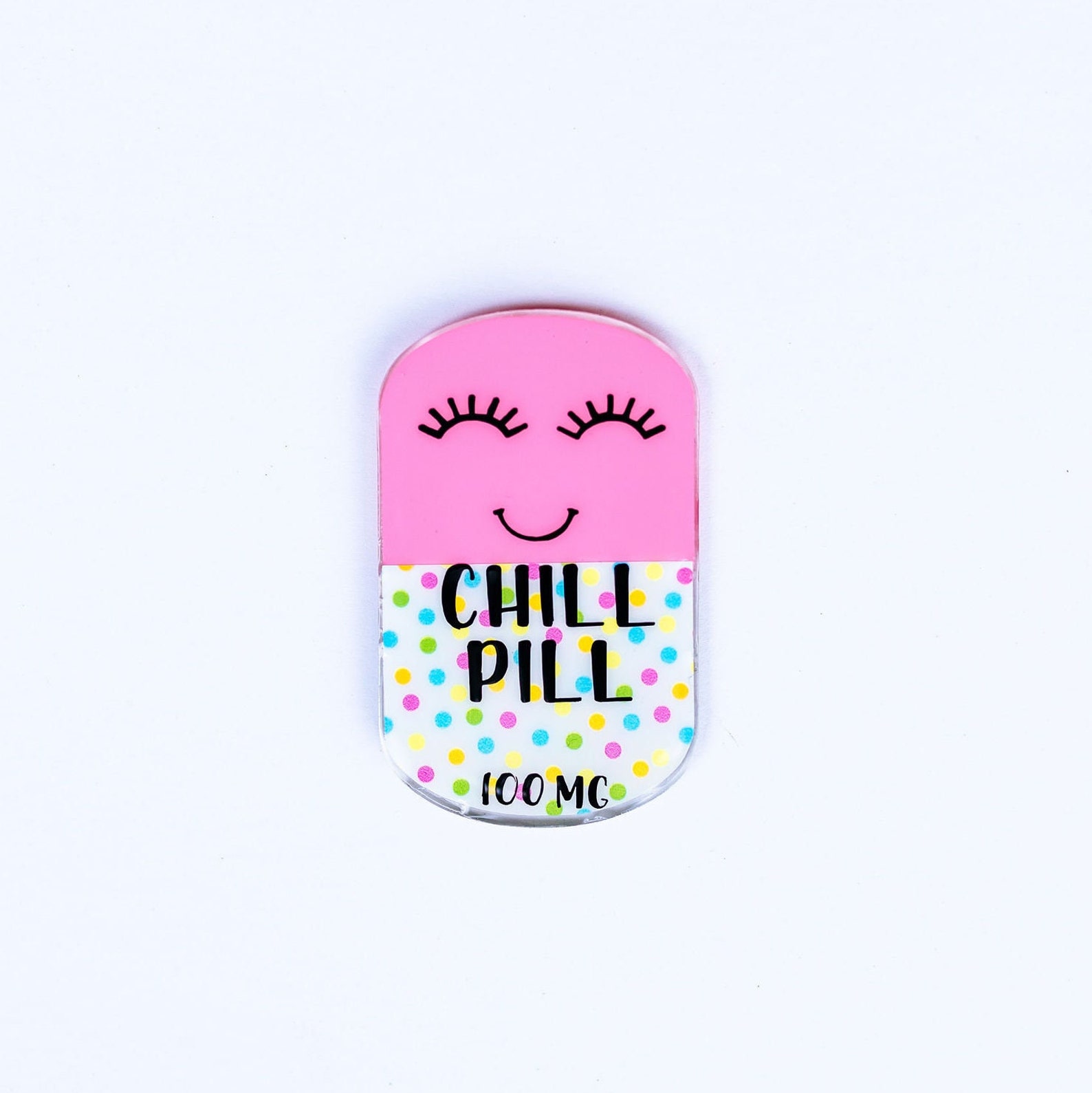Chill Pill Badge Reel Pharmacy Badge Clip Pharmacy Tech Etsy