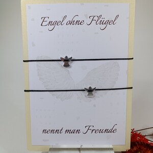 Freundschaftsarmbänder Schutzengel 2er Set, Engelarmband Schutzengelarmband Freunde