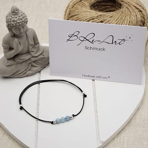 Geburtsstein Aquamarin Armband März, Geburtssteinschmuck ein schönes Geschenk