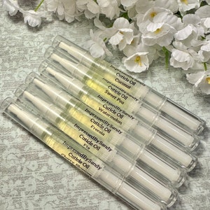 Hydrating cuticle oil pens, nail oil, scented oil, all natural, 64 scents