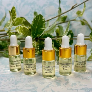 Hydrating cuticle oil bottles, nail oil, scented oil, all natural, 64 scents